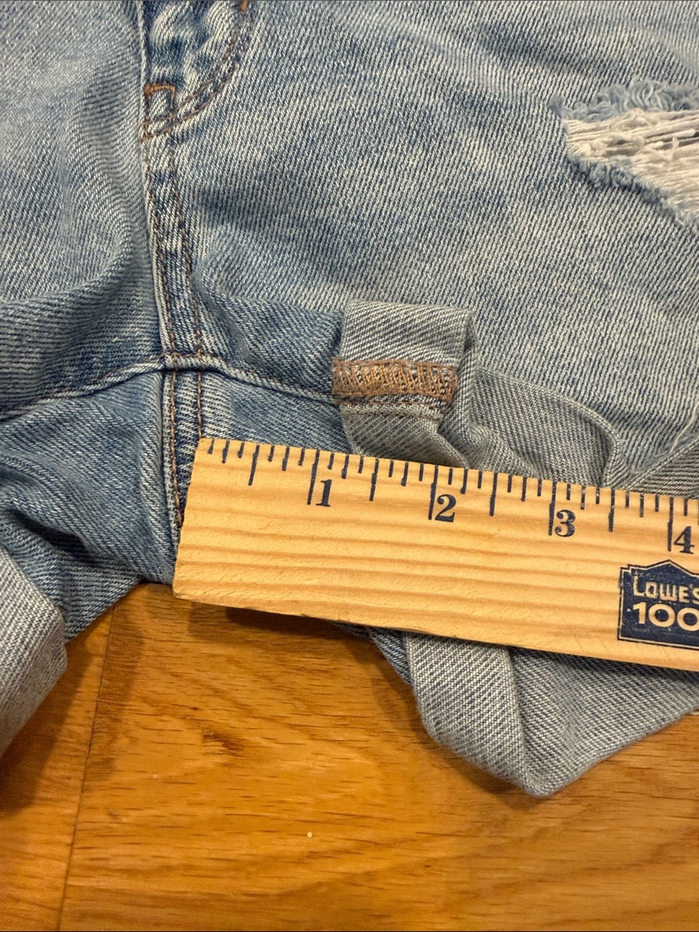 American Eagle outfitters mom jeans shorts size 0 - Picture 5 of 10